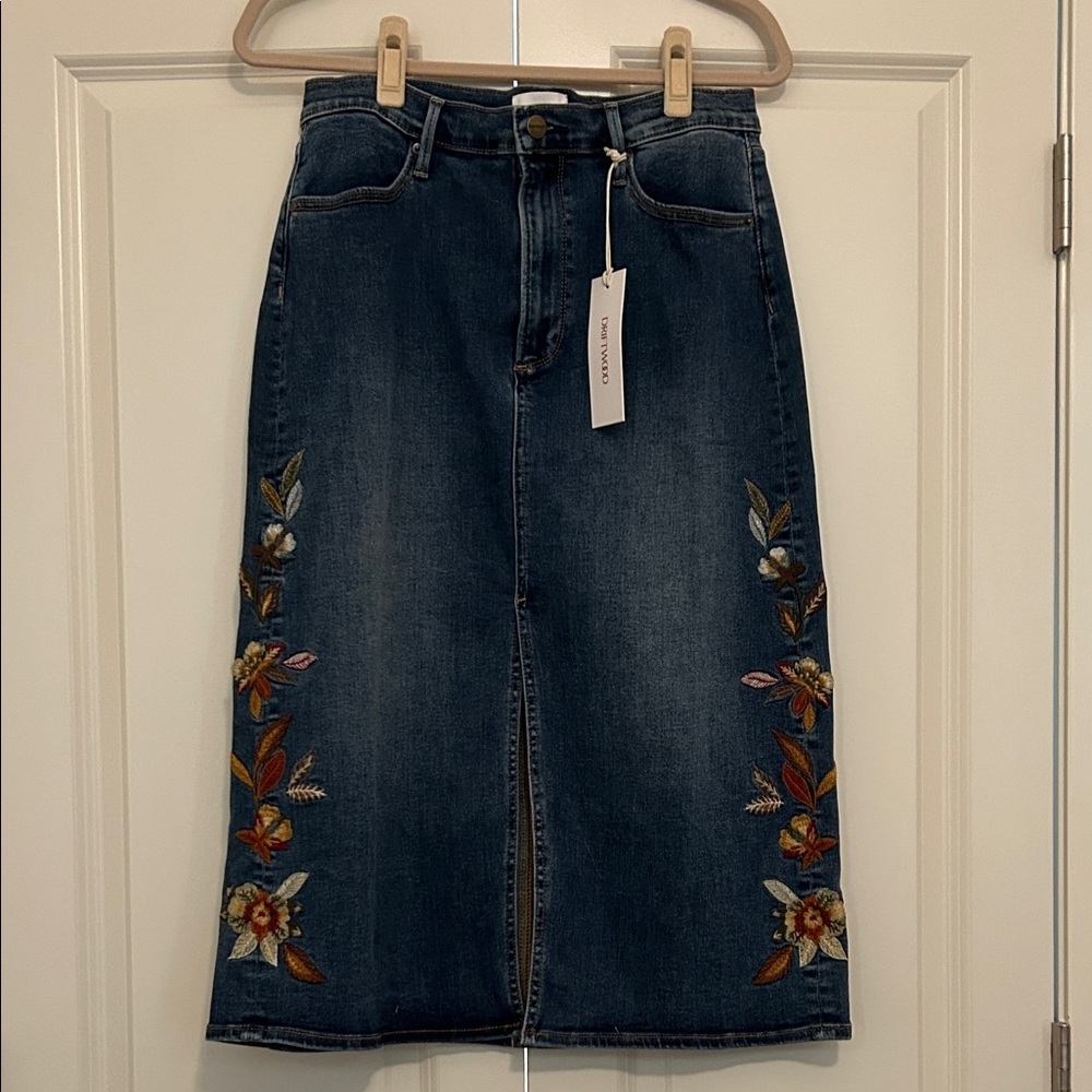 DRIFTWOOD Blue Denim with Brass Button